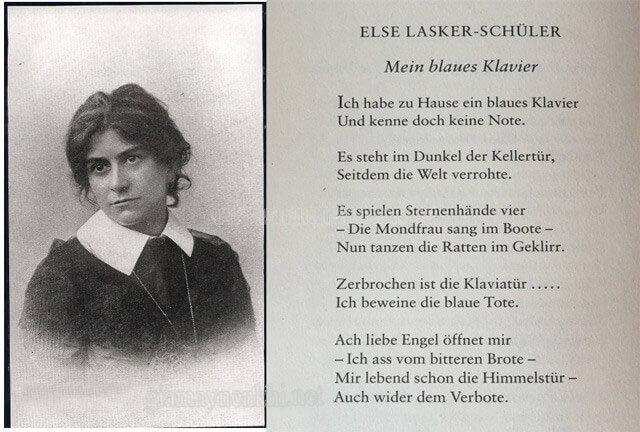 Một bài thơ đặc sắc của Else Lasker-Schüler